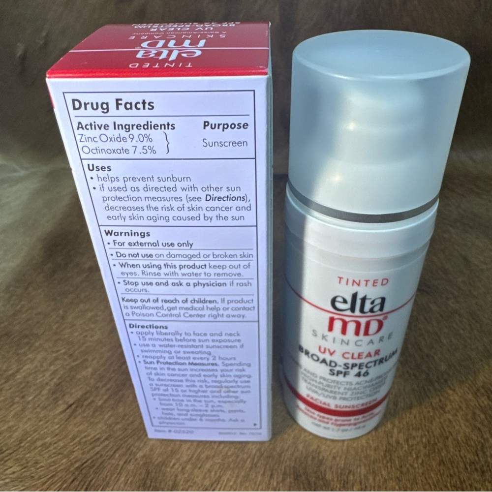 Elta MD UV Clear TINTED Broad-Spectrum Facial Sunscreen SPF 46 1.7 Oz New - Picture 5 of 16
